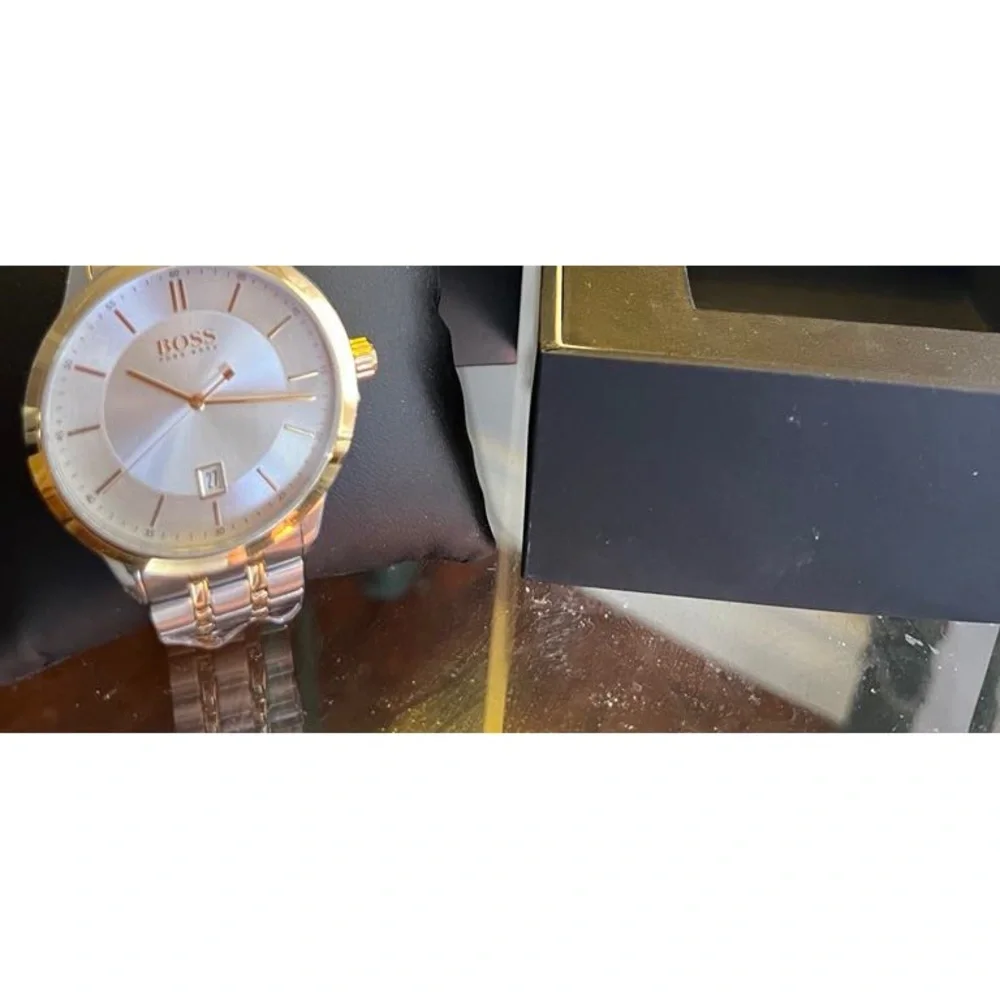 Boss watch for men never worn with its box and cover. Stainless - Picture 10 of 10